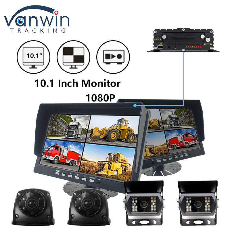 10.1 Zoll IPS Security TFT Car Monitor HD 1080P Display für Lkw Bus Fahrzeugkamera