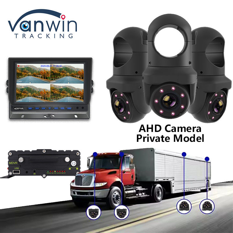 IP69K Full HD Nachtsicht-Auto-Dome-Kamera Privatmodell 7 IR-Leuchten Auto-Kamera für Turck Bus