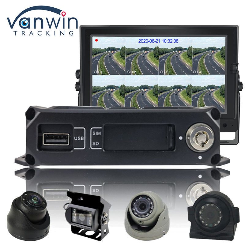 H.264 4CH HD 1080P Mobile DVR 4G GPS WIFI SD-Karte MINI MDVR für die Videoüberwachung von Autos