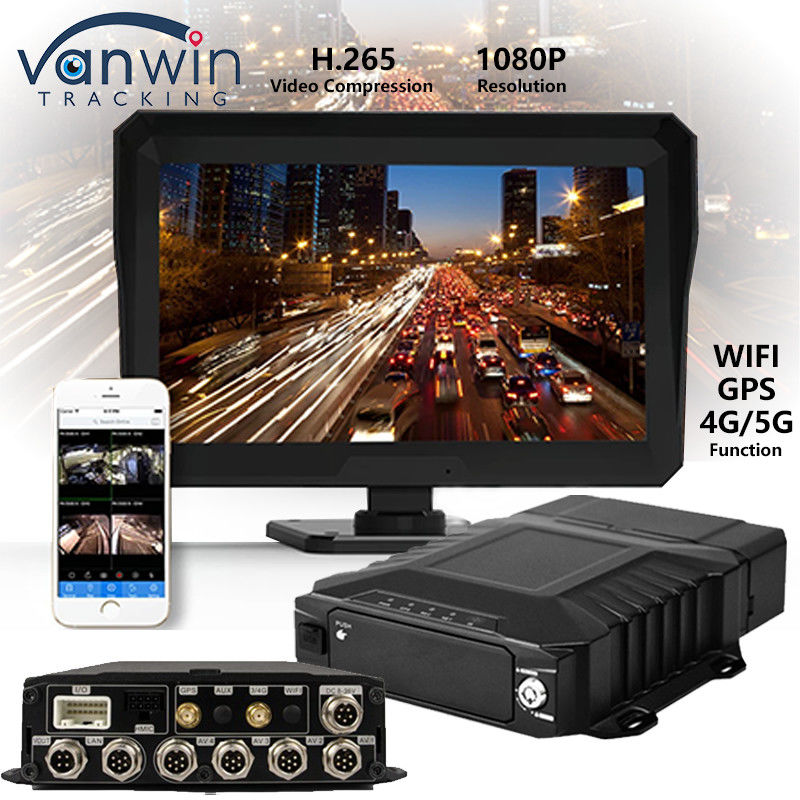 8CH 1080P AHD HDD Mobile DVR mit 4G GPS MDVR Recorder Lastwagen Sicherheitsüberwachung Alarmsystem