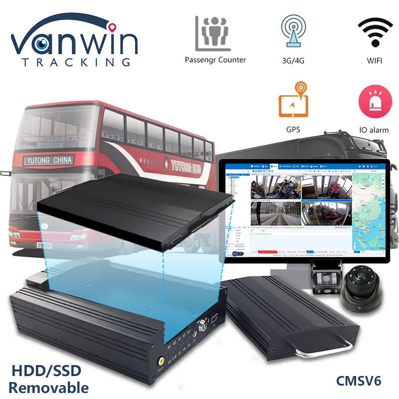 OEM 8CH HD 1080P HDD Mobile DVR mit 4G GPS WIFI MDVR für Flottenmanagementsystem