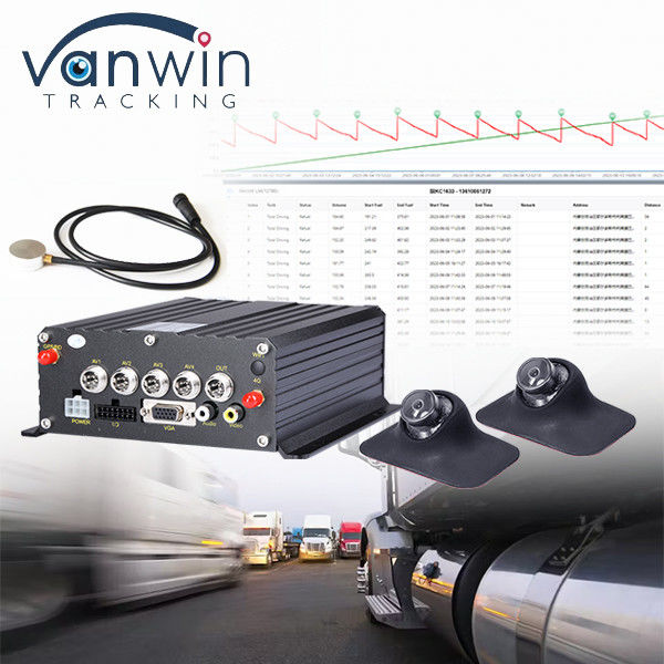 Easy Intall Fahrzeug Cctv MDVR Ultraschall Brennstofföl Diesel Flüssigkeitsniveau Überwachung Flottenüberwachung