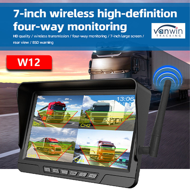 7 Zoll drahtloser Automonitor Solarkamera-Kit mit IP68 CCTV-Sicherheit drahtlose Kamera