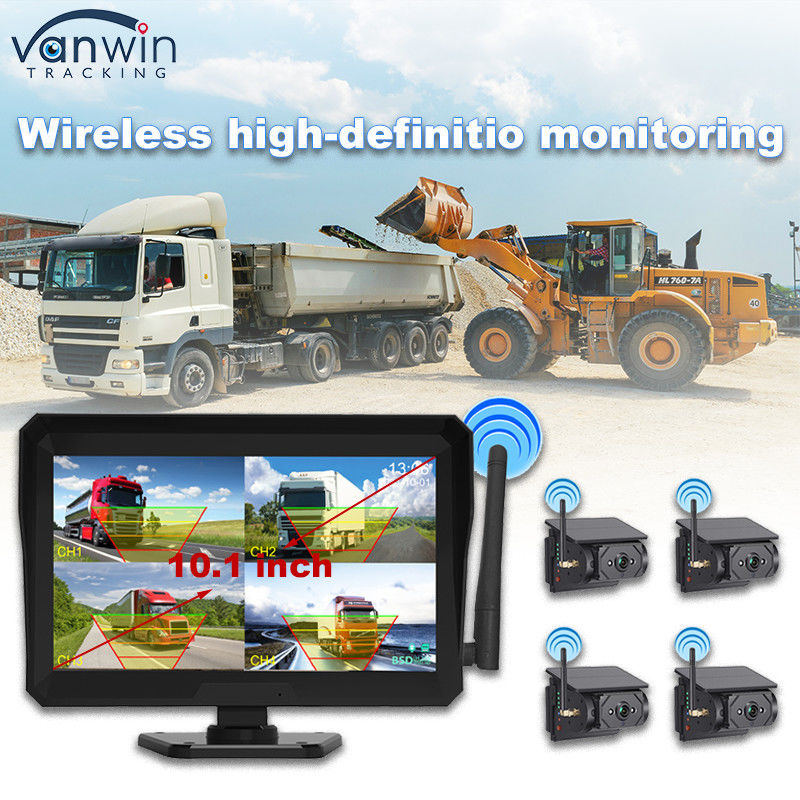 10.1-Zoll-Auto-Monitor Solarenergie Drahtlose Überwachung CCTV-System Kamera Sicherheit