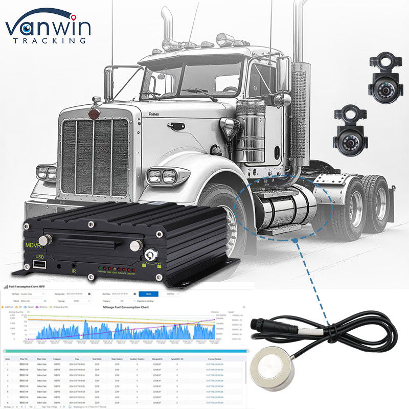 8CH Mobil-DVR für Kraftstoffüberwachungssystem und Flottenmanagement GPS für Lkw-Fahrer