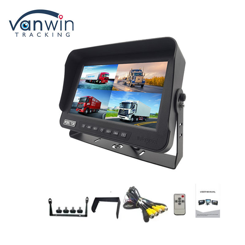10.1 Zoll AHD 1080P MDVR Monitor 4 Kanal Full HD Wasserdicht Split Display Monitor für Fahrzeug