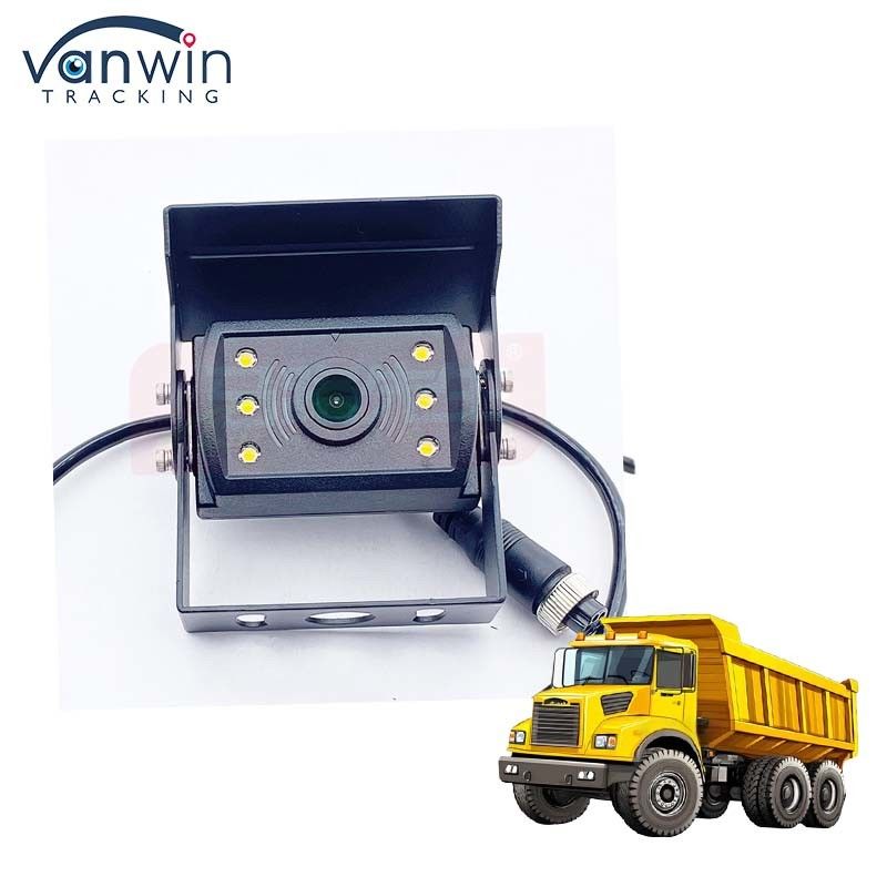 7 Zoll HD-Monitor mit AHD-Radar-Rückwärtskamera IP68 Wasserdichtes Seitens / Rückseite Sichtsystem für Bus und LKW