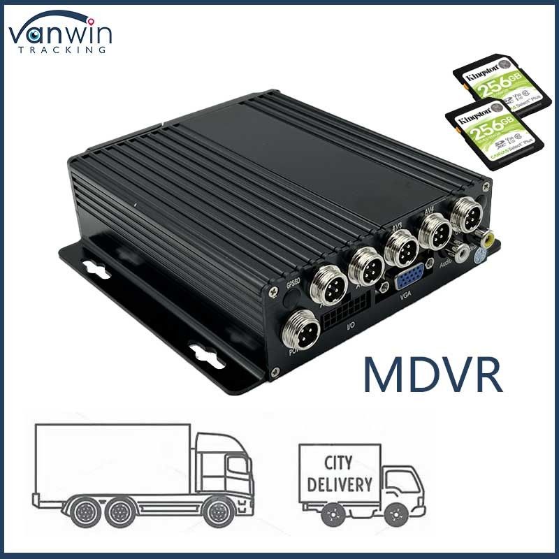 4CH 1080P Dual SD Card Mobile DVR 4G GPS1080P Fahrzeug GPS Funktion 12 Monate Garantie