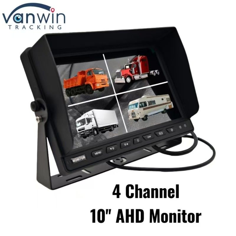 Schwarz hochauflösender 4 Kanal-Automonitor 7 "9" 10" Größe Optional für eine Vielzahl von Fahrzeugen PAL / NTSC-System
