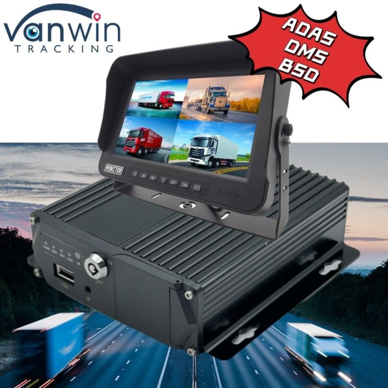 1080P AI MDVR Fahrzeugüberwachungssystem 8 CH High Definition Recorder für Bus-Lkw-Flotte