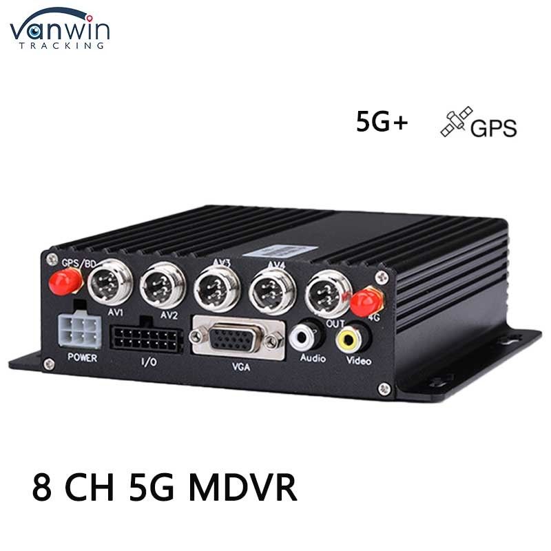 8 Kanal Auto DVR mit 5G GPS AHD 1080P Kamera SD-Karte Video-Recorder für Lkw-Bus