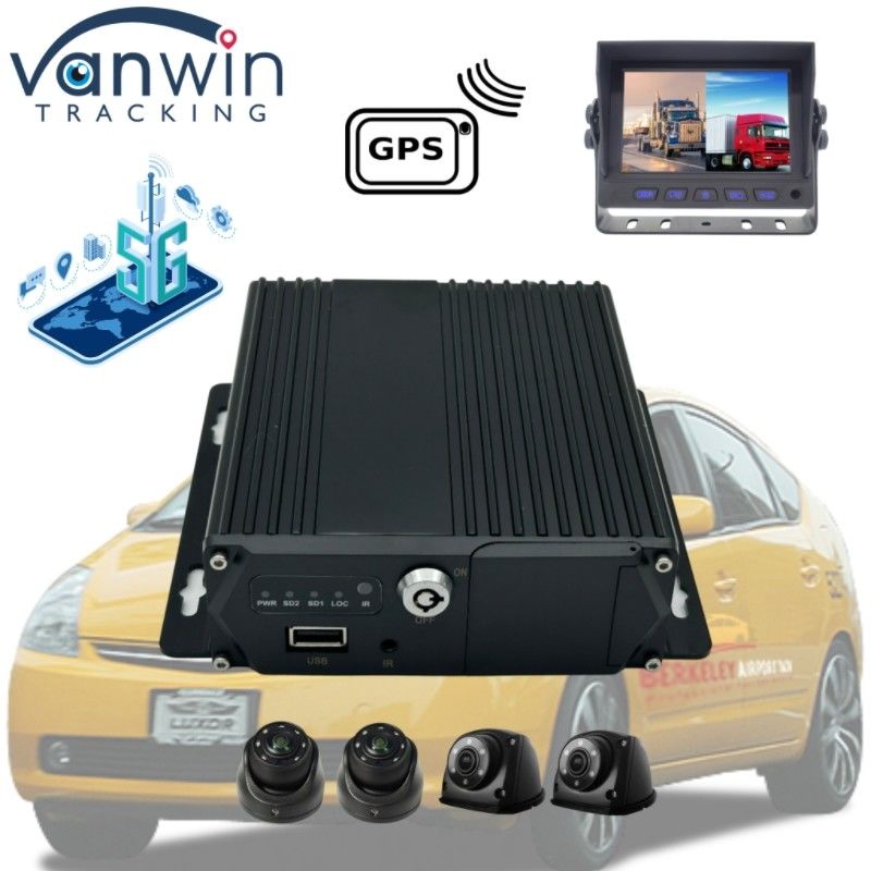 5G GPS-Fahrzeug-Tracker 4 Kanal SD-Karte MDVR für Taxi Bus Van Support OEM-Service
