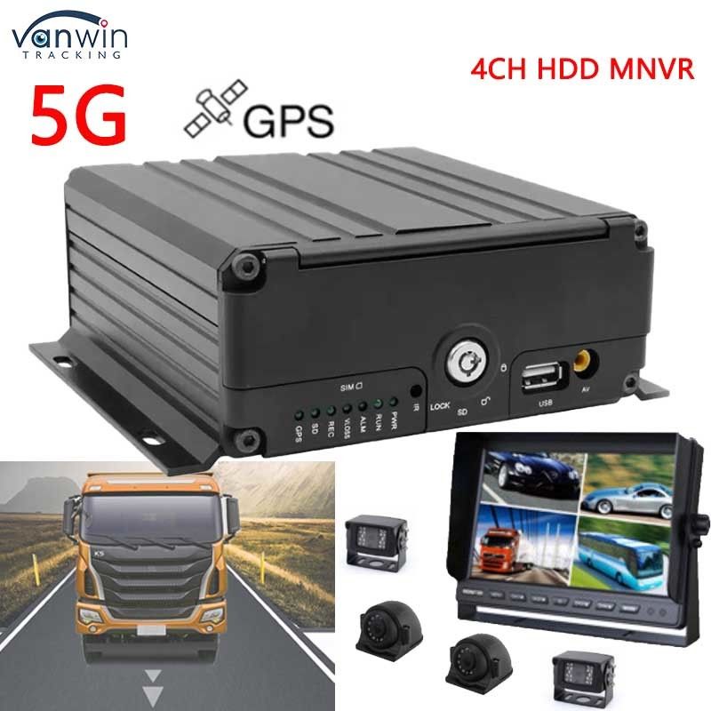 4CH Mobile NVR1080P AHD 5G WIFI und GPS 1 HHD Netzwerk Video-Recorder