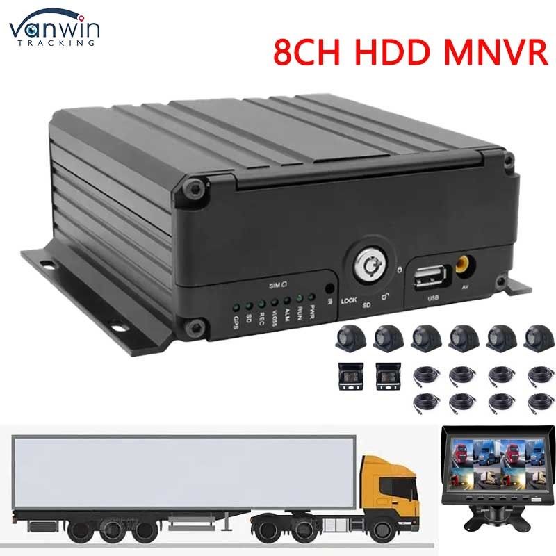 H.264 8 Kanal MNVR mit 4G WiFi Optional Fahrzeug GPS Tracker für Fahrzeugunterstützung OEM