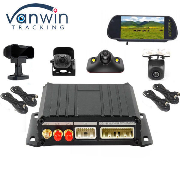 4CH Mini SD Mobile DVR GPS Wifi 4G 4CH Kit Taxi CCTV Kamera AutodVR mit ADAS DMS
