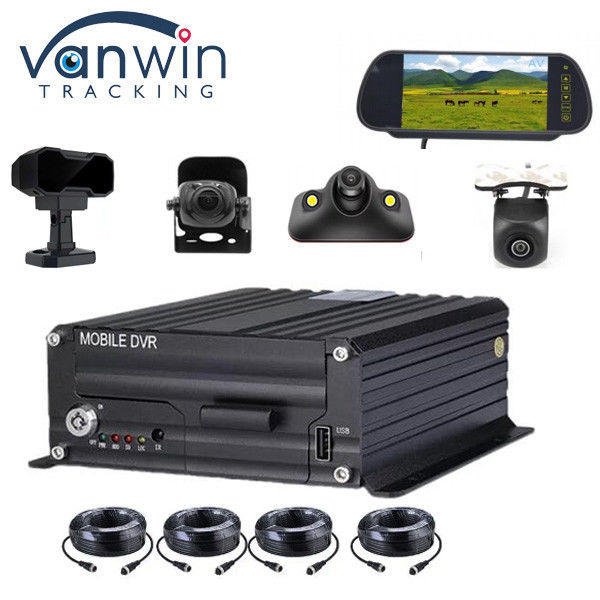 8CH 4CH 4G GPS ADAS DMS 2TB HDD SD Mobile DVR Kit AI MDVR GPS-Tracking-System Taxi MDVR