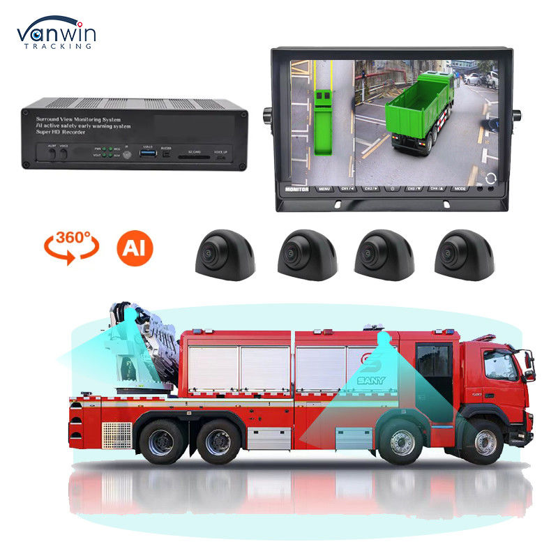 360-Grad-Panorama-Kamera 4 Kanal HD Auto 3D Vogelbild-AVM-Kamera geeignet für Auto-Kamera Fahrzeug