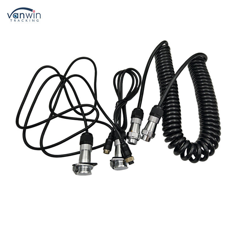 4PIN Sturdy Waterproof Trailer Cable 12V Electronic Wire Camera  CABLE For Truck Bus Tractor Rear View Cameras