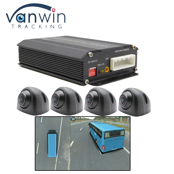 AHD 1080P AI 360 Bird Surround Kamera Fahren Panorama-Recorder 360 Auto-Kamerasystem Parken Front Rückseite DVR