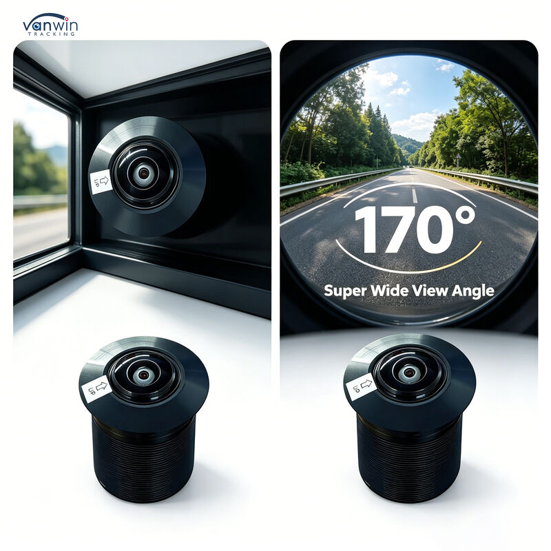 Mini versteckte Fahrzeugkamera 1000TVL CVBS 170° Weitwinkel IP69K Wasserdichte Auto Seitenaufnahme