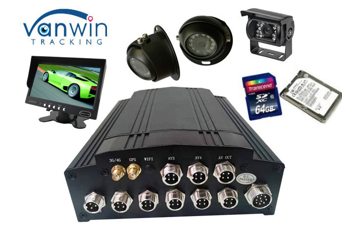RJ45 4G mobile DVR Analogkameras 4 Kanal 2,5" SATA Digital Video Recorder