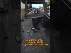 4 Kanal-KI-Monitor Wasserdicht Explosionssicher 10 Zoll AHD-Display für mechanische Fahrzeuge